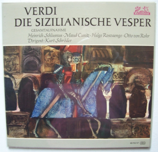 Giuseppe Verdi (1813-1901) • Die sizilianische Vesper 3 LP-Set