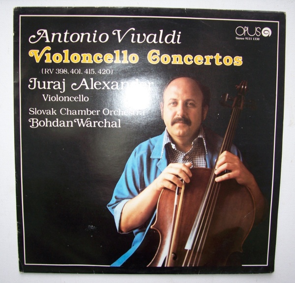 Juraj Alexander: Antonio Vivaldi (1678-1741) • Violoncello Concertos LP