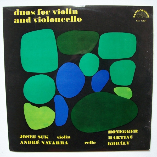 Honegger, Martinu, Kodaly - Duos For Violin And Violoncello LP