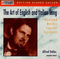 Alfred Deller • The Art of English and Italian Song CD