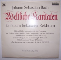 Johann Sebastian Bach (1685-1750) • Weltliche...