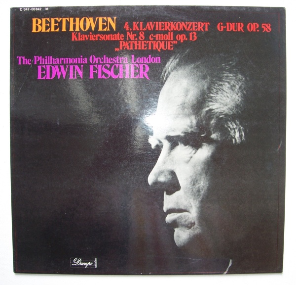Edwin Fischer: Ludwig van Beethoven (1770-1827) • Klavierkonzert Nr. 4 LP