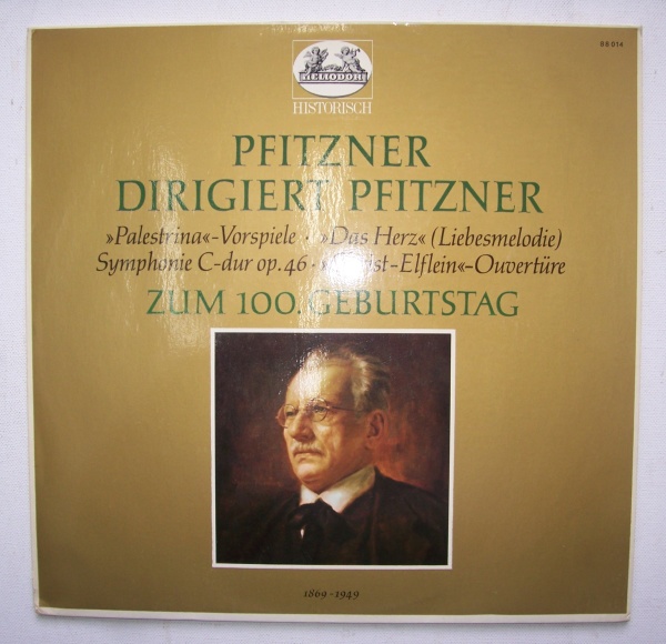 Hans Pfitzner (1869-1949) • "Palestrina"-Vorspiele LP