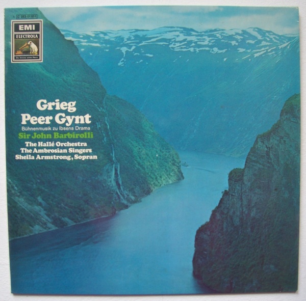 Edvard Grieg (1843-1907) • Peer Gynt LP • John Barbirolli