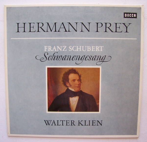 Franz Schubert (1797-1828) • Schwanengesang LP • Hermann Prey