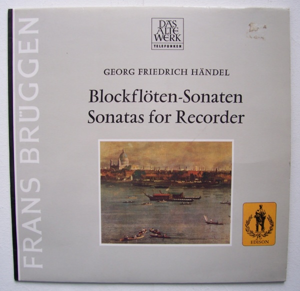 Georg Friedrich Händel (1685-1759) • Blockflöten-Sonaten / Sonatas for Recorder LP