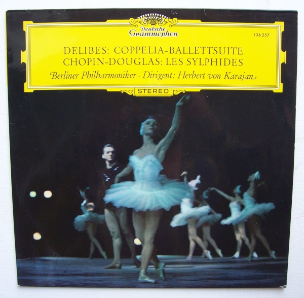 Léo Delibes (1836-1891) • Coppelia-Ballettsuite LP • Herbert von Karajan