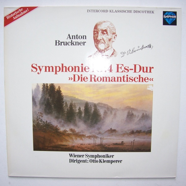 Bruckner (1824-1896) • Symphonie Nr. 4 "Die Romantische" LP • Otto Klemperer