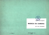 Angelo Paccagnini (1930-1999) • Musica da Camera