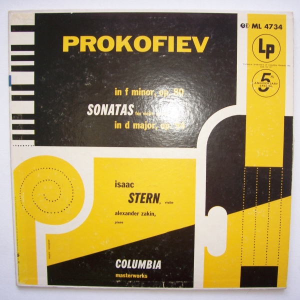 Sergei Prokofiev (1891-1953) • Sonatas LP • Isaac Stern