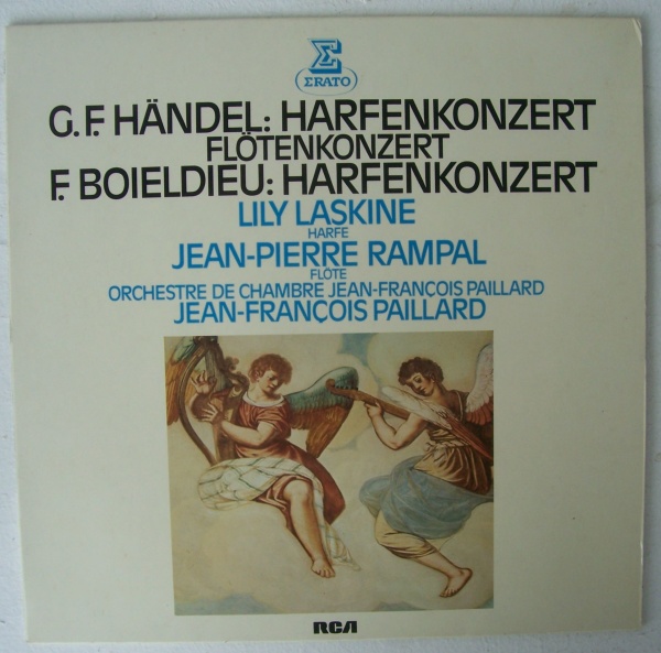 Georg Friedrich Händel (1685-1759) • Harfenkonzert LP • Lily Laskine