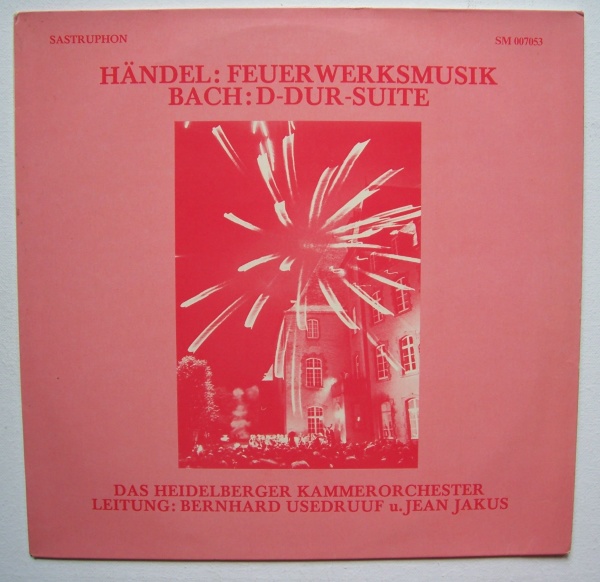 Georg Friedrich Händel (1685-1759) • Feuerwerksmusik LP