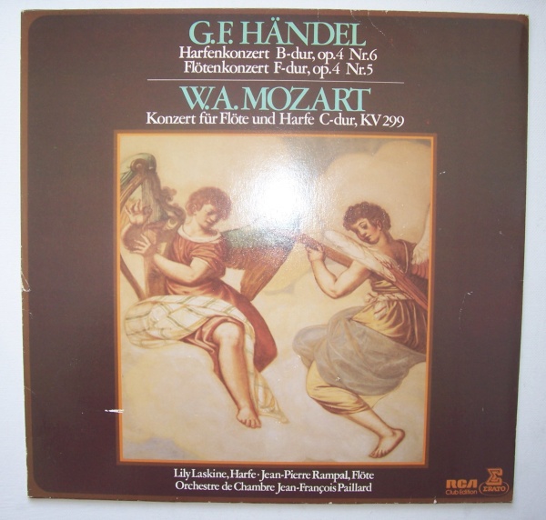 Lily Laskine & Jean-Pierre Rampal • Händel & Mozart LP