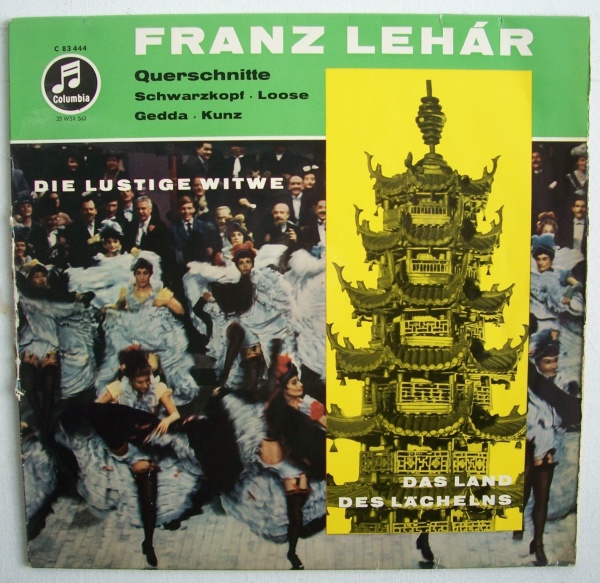 Franz Lehár (1870-1948) • Die lustige Witwe / Das Land des Lächelns LP