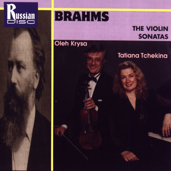 Johannes Brahms (1833-1897) • Violin Sonatas CD • Oleh Krysa