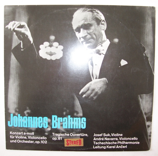 Karel Ancerl: Johannes Brahms (1833-1897) • Double Concerto LP