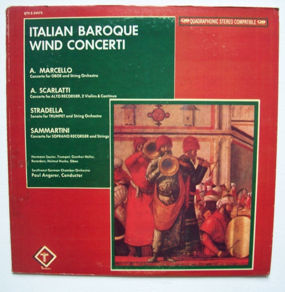 Italian Baroque Wind Concerti LP • Quadrophonie