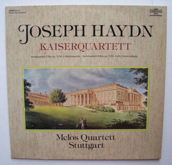 Joseph Haydn (1732-1809) • Kaiserquartett LP • Melos Quartett Stuttgart