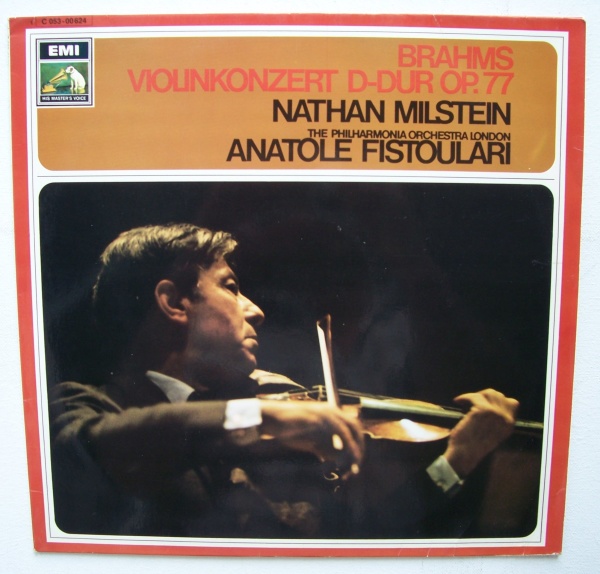 Nathan Milstein: Johannes Brahms (1833-1897) • Violinkonzert LP