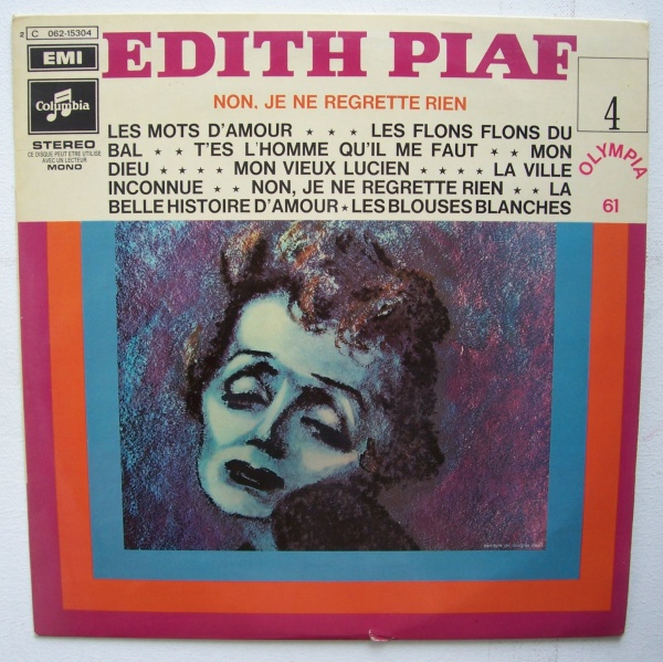 Edith Piaf – Olympia 1961 - Non, Je Ne Regrette Rien - Vol. 4 LP