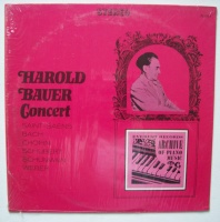 Harold Bauer Concert LP