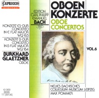Carl Philipp Emanuel Bach (1714-1788) - Oboenkonzerte CD