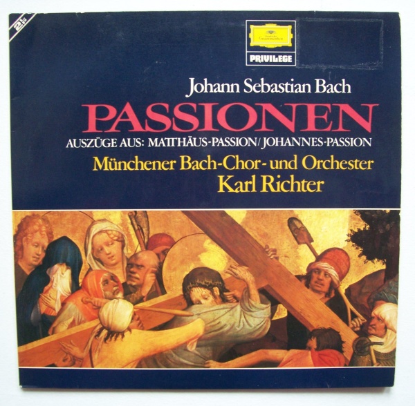 Johann Sebastian Bach (1685-1750) • Passionen 2 LPs • Karl Richter