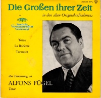 Alfons Fügel • Die Großen ihrer Zeit 7"
