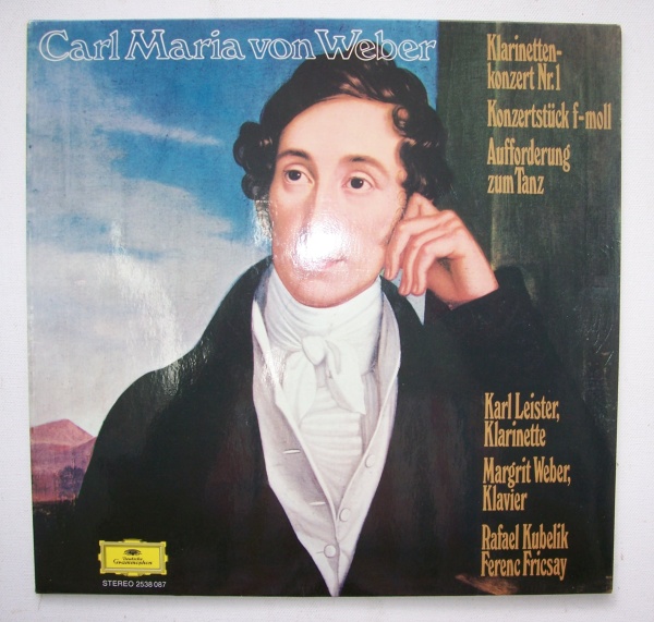 Carl Maria von Weber (1786-1826) - Klarinettenkonzert Nr. 1 LP - Karl Leister