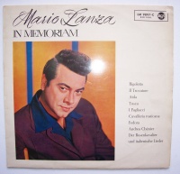 Mario Lanza • In Memoriam LP