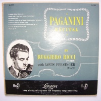 Ruggiero Ricci • A Paganini Recital LP