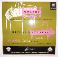 Friedrich Gulda • W. A. Mozart & Richard Strauss LP