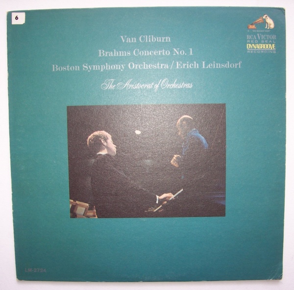 Van Cliburn: Johannes Brahms (1833-1897) • Concerto No. 1 LP