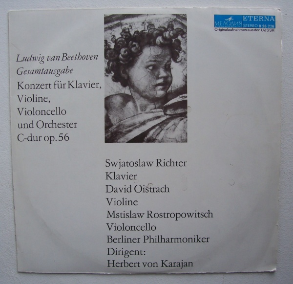 Ludwig van Beethoven (1770-1827) • Tripelkonzert LP • David Oistrach