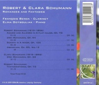 Robert & Clara Schumann • Romances and Fantaisies CD
