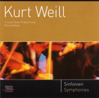 Kurt Weill (1900-1950) • Sinfonien / Symphonies CD