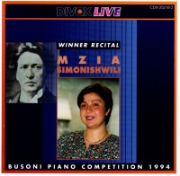 Mzia Simonishwili - Busoni Piano Competition 1994 CD