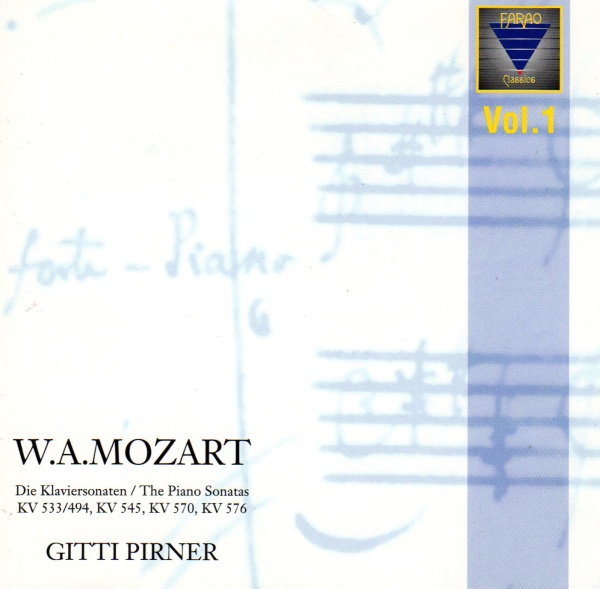Mozart (1756-1791) • Die Klaviersonaten Vol. 1 CD • Gitti Pirner