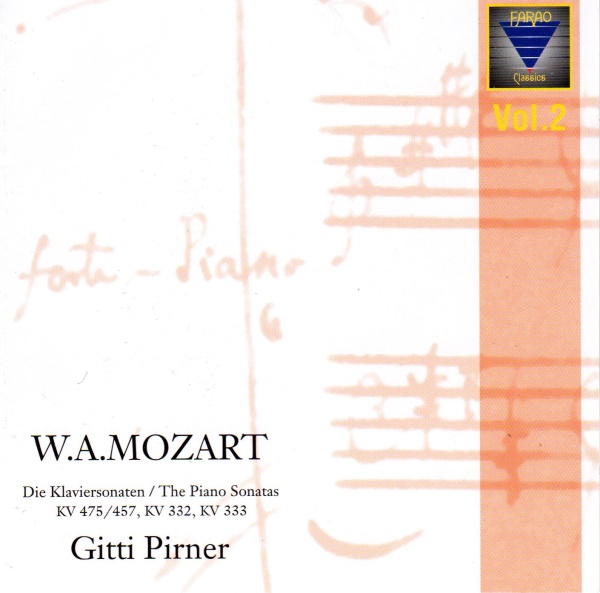 Mozart (1756-1791) • Die Klaviersonaten - The Piano Sonatas Vol. 2 CD • Gitti Pirner