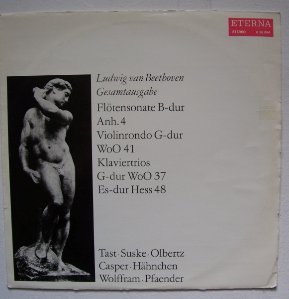 Ludwig van Beethoven (1770-1827) • Flötensonate - Violinrondo - Klaviertrios LP