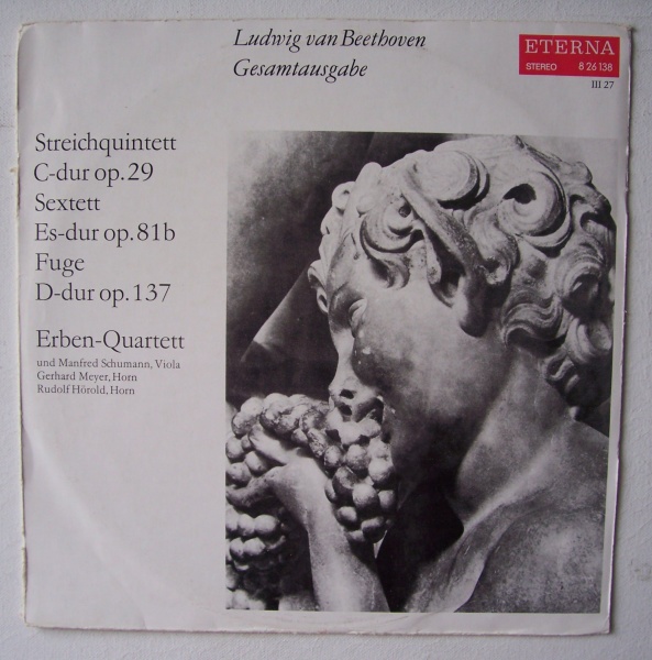 Ludwig van Beethoven (1770-1827) • Streichquintett C-Dur op. 29 LP • Erben-Quartett