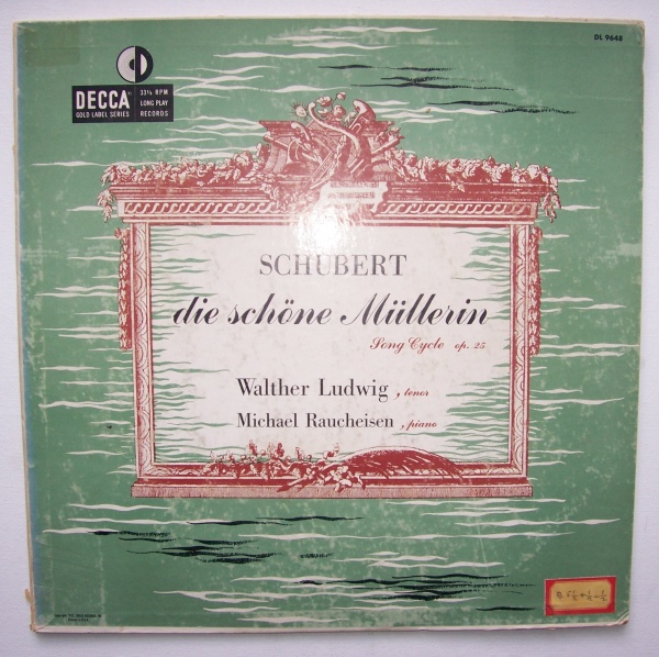 Franz Schubert (1797-1828) • Die schöne Müllerin LP • Walther Ludwig