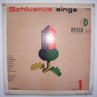 Heinrich Schlusnus sings Vol. 1 LP