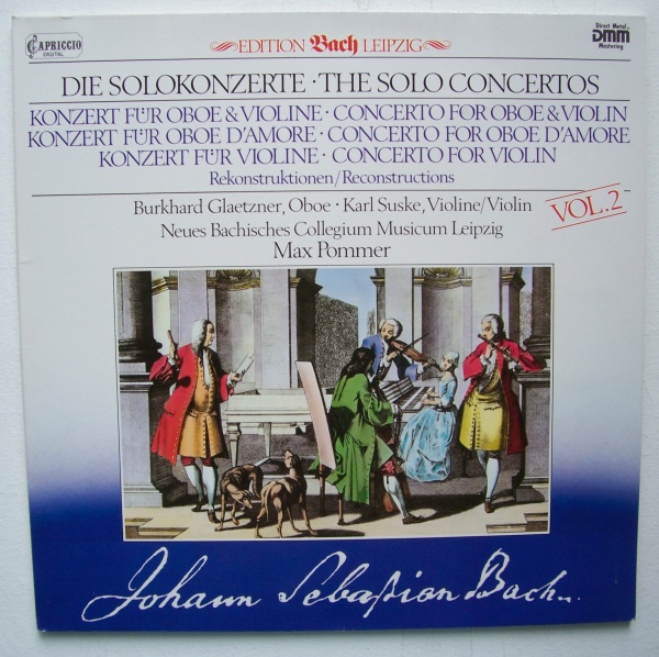 Johann Sebastian Bach (1685-1750) • The Solo Concertos II LP • Karl Suske