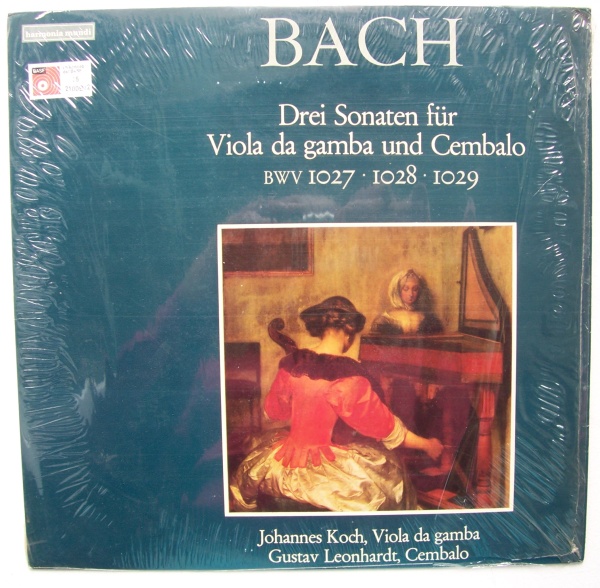 Johann Sebastian Bach (1685-1750) • Drei Sonaten für Viola da gamba und Cembalo LP