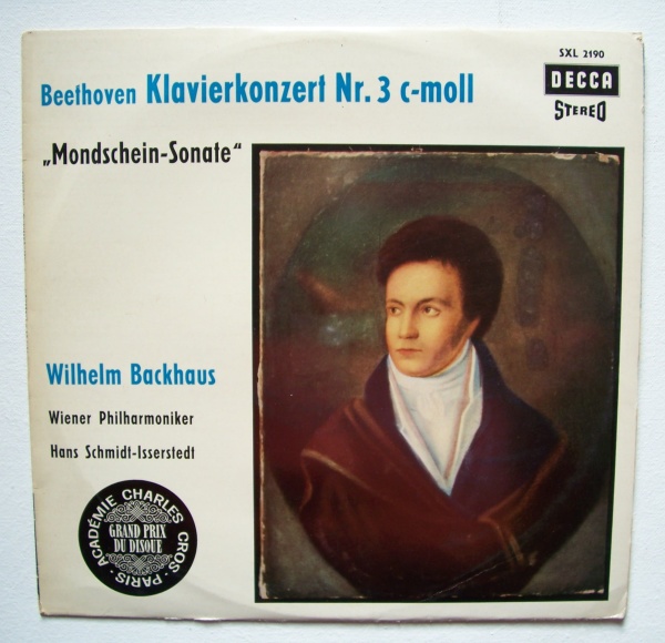 Beethoven (1770-1827) • Klavierkonzert Nr. 3 c-moll LP • Wilhelm Backhaus