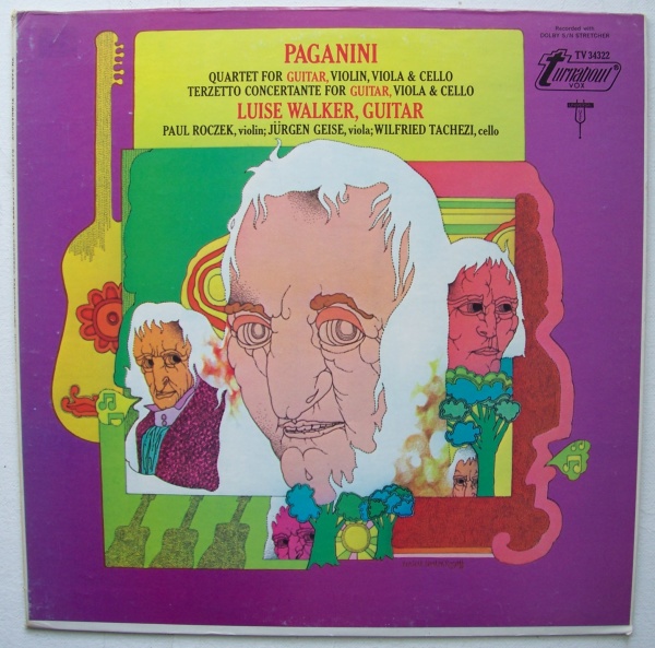 Niccolo Paganini (1782-1840) - Quartet for Guitar, Violin, Viola & Cello LP