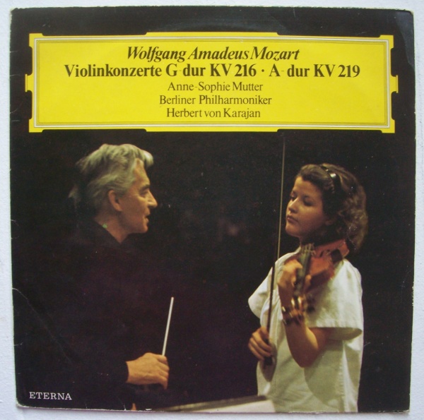 Anne-Sophie Mutter & Herbert von Karajan: Mozart (1756-1791) • Violinkonzerte LP