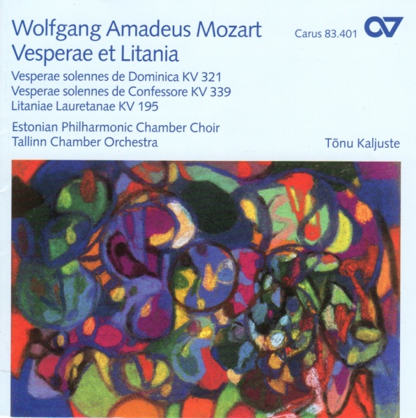 Wolfgang Amadeus Mozart (1756-1791) • Vesperae et Litania CD