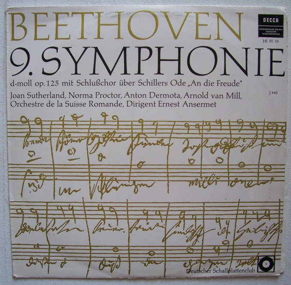 Ludwig van Beethoven (1770-1827) • 9. Symphonie LP • Ernest Ansermet
